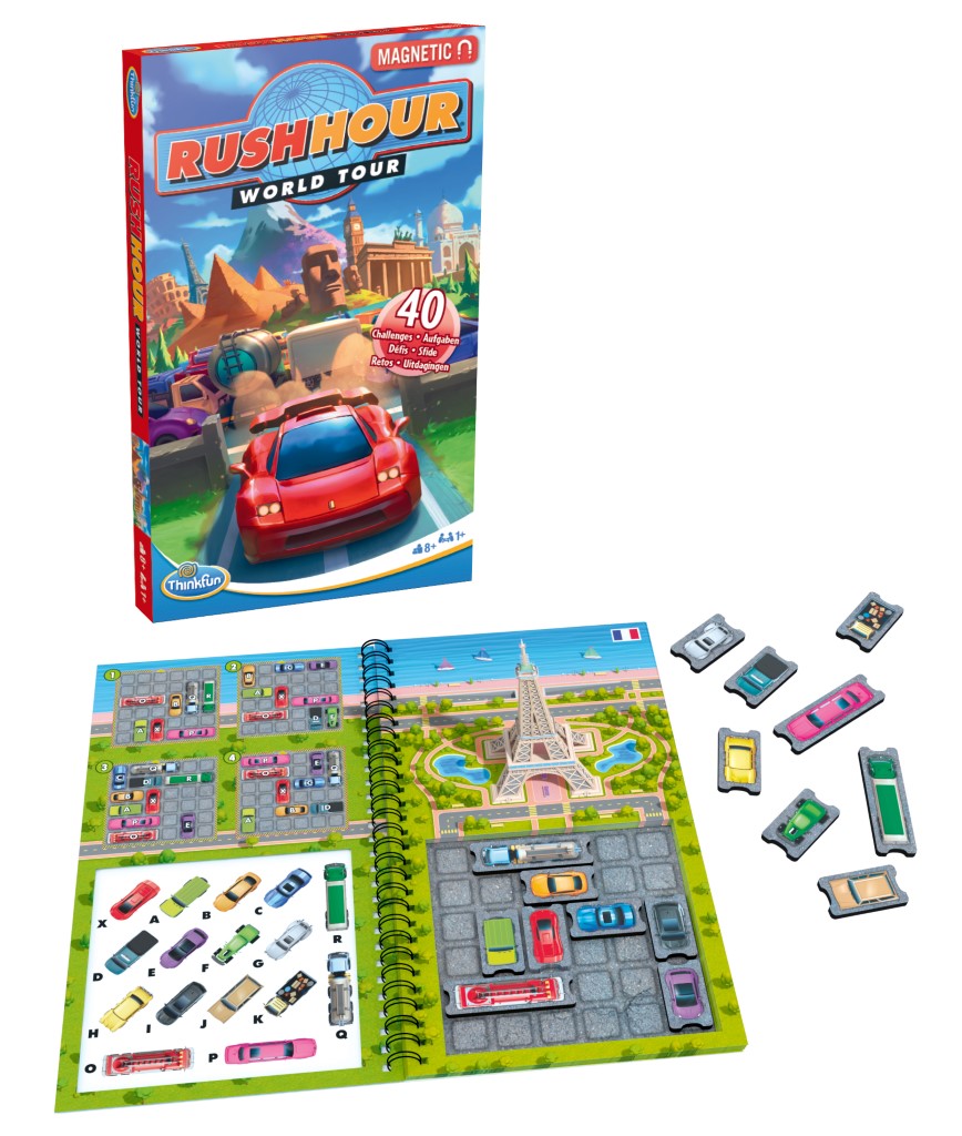 Rush Hour: World Tour - Magnetic Travel Puzzle (ThinkFun)