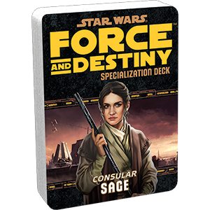 Star Wars RPG: Force and Destiny - Consular: Sage (Specialisation Deck)