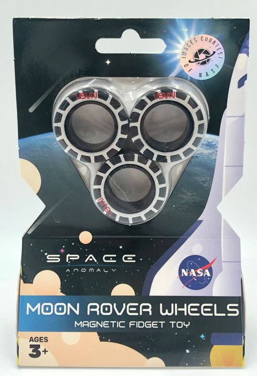 Moon Rover Wheels - Magnetic Fidget Toy (NASA: Space Anomaly)