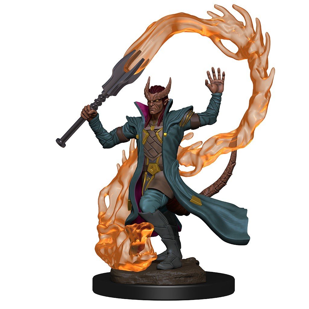 D&amp;D - Tiefling Male Sorcerer (Premium Painted Figures)