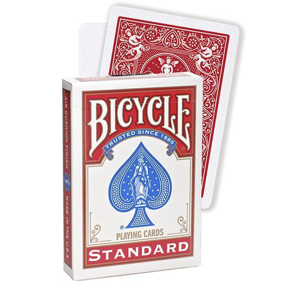 Bicycle Blank Face Red Back Case Playing Cards