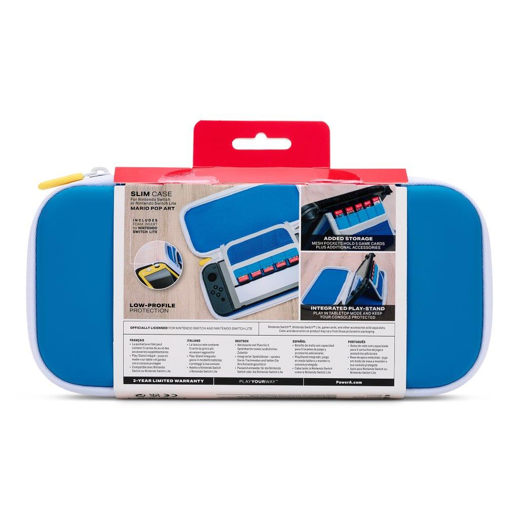 PowerA Slim Case for Nintendo Switch - Mario Pop Art