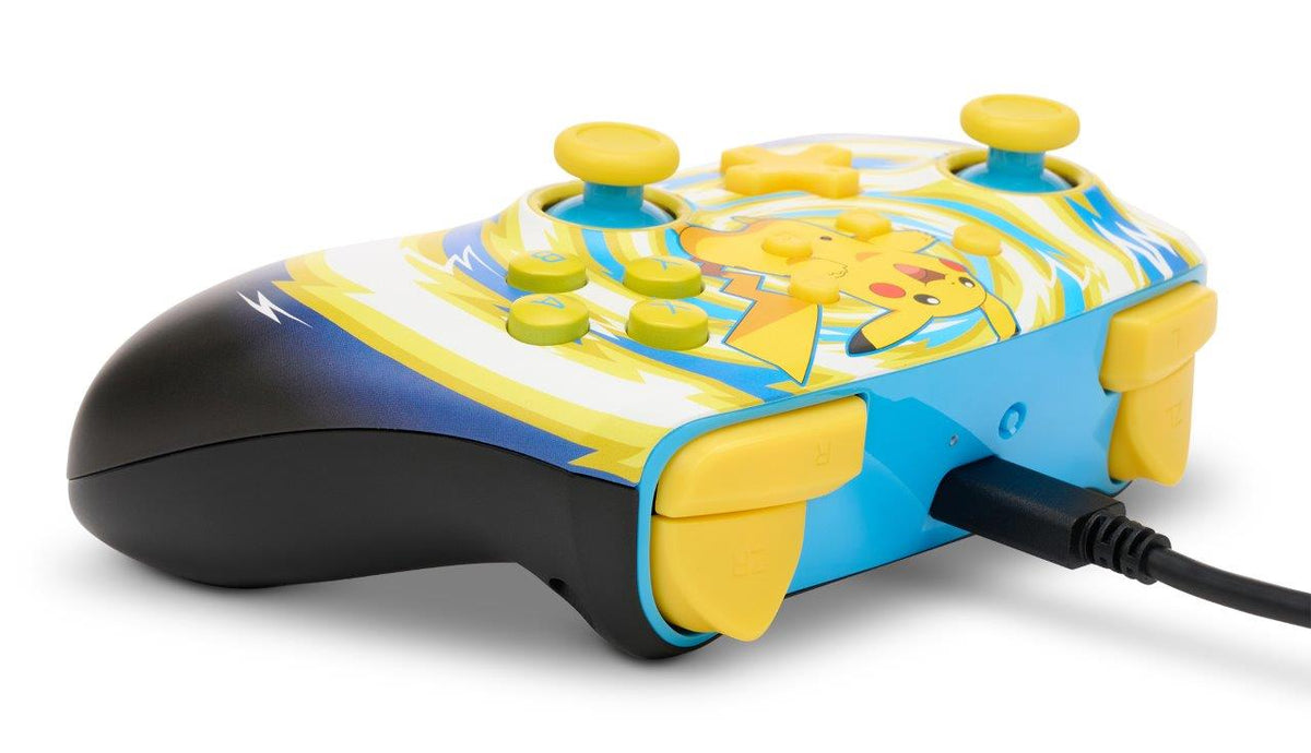 PowerA Enhanced Wireless Controller for Nintendo Switch - Pokemon: Pikachu Vortex (PowerA)