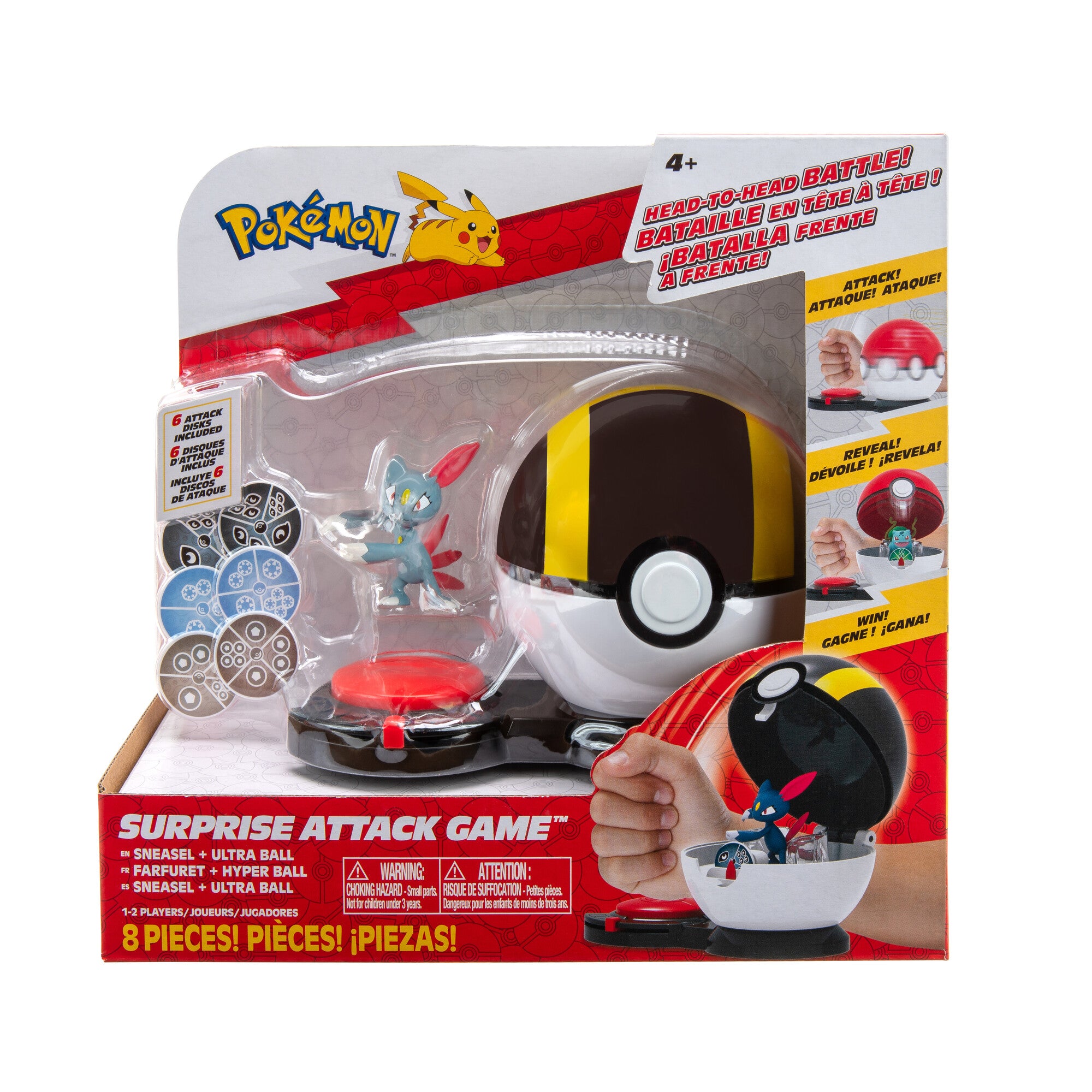 Pokemon Surprise Attack Game (Assorted) - Goldfields Toys & Games