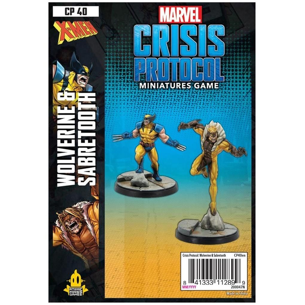 Wolverine and Sabertooth (Marvel Crisis Protocol Miniatures Game)
