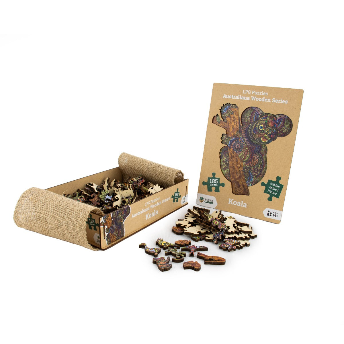 Koala 185pc - Australiania Wooden Series (LPG Puzzles)