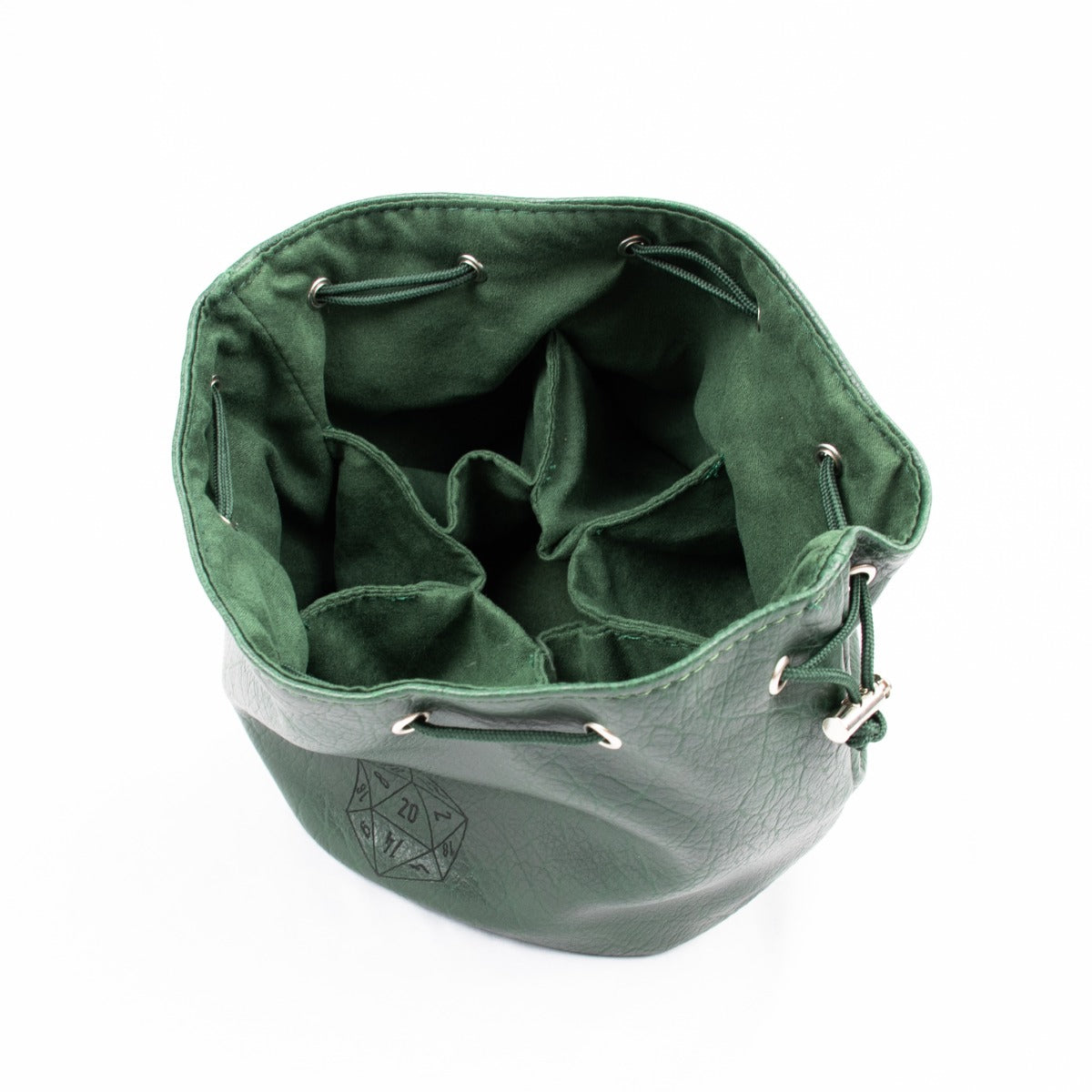 Leather Multipocket Dice Bag - Green (LPG Essentials)
