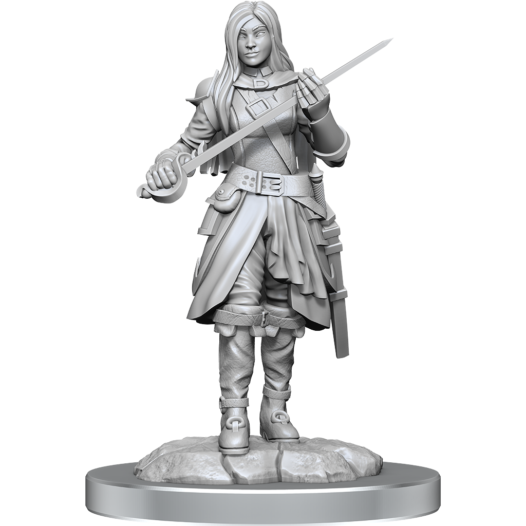 Half-Elf Rogue Female (D&amp;D Nolzurs Marvelous Unpainted Miniatures)
