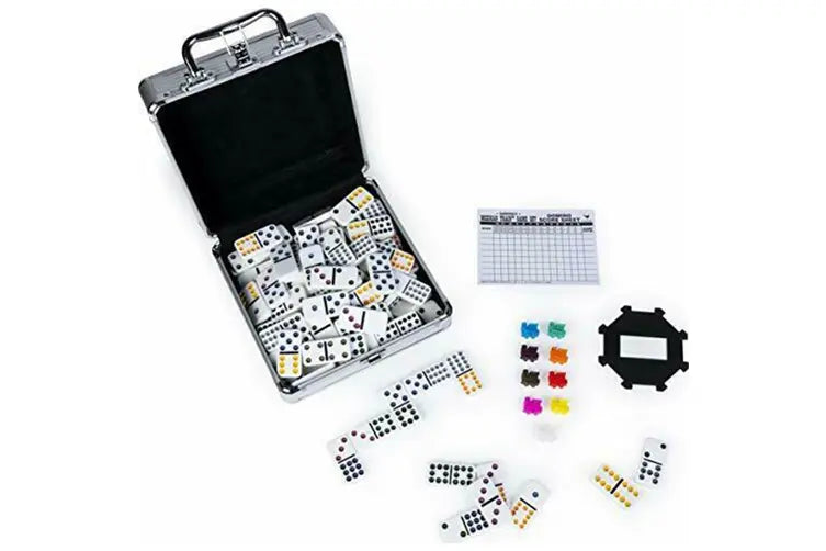 Dominoes - Mexican Train Deluxe Set (Cardinal Classics)