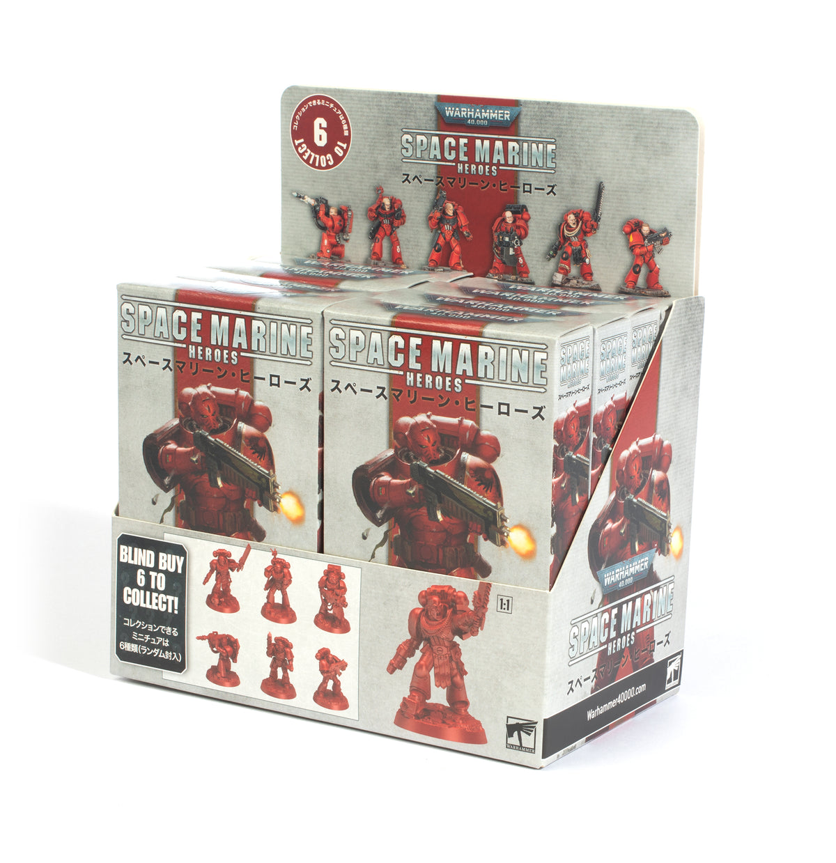 Space Marine Heroes 2022 – Blood Angels Collection One (Blind Buy Display of 8)