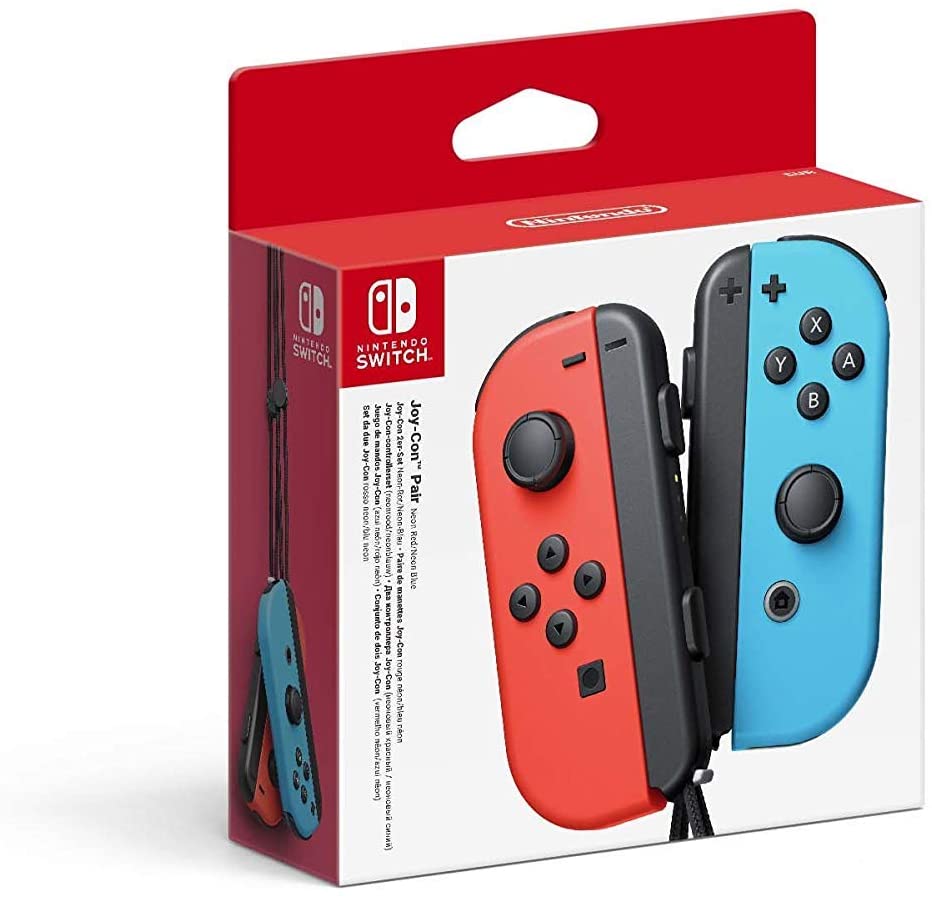 Nintendo Switch: Joy-Con Pair - Neon Red/Neon Blue Controllers