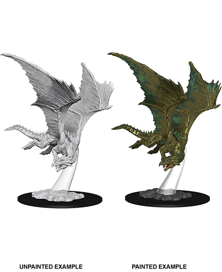 D&amp;D - Young Bronze Dragon (Nolzurs Marvelous Unpainted Miniatures)