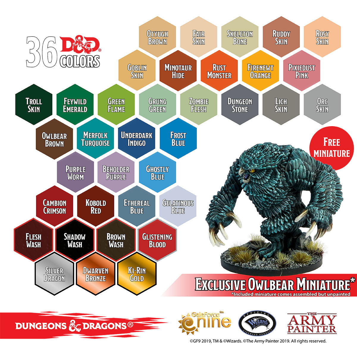 Monsters Paint Set (D&D Nolzurs Marvelous Pigments)