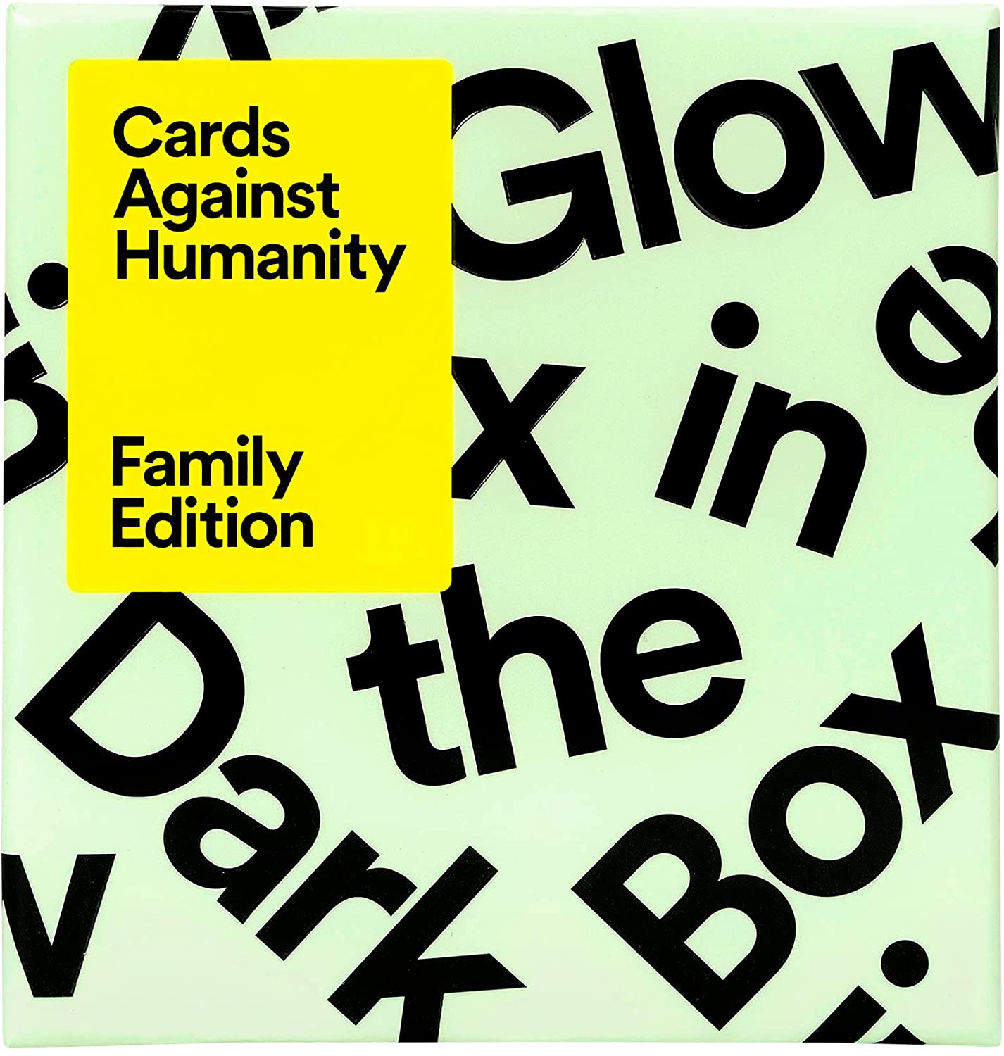 Cards Against Humanity - Family Edition: First Expansion (Glow in the Dark Box) - Goldfields Toys & Games Cards Against Humanity - Family Edition: First Expansion (Glow in the Dark Box) - Goldfields Toys & Games