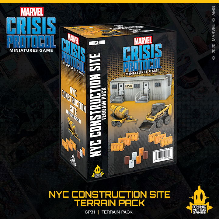 NYC Construction Site Terrain (Marvel Crisis Protocol Miniatures Game)
