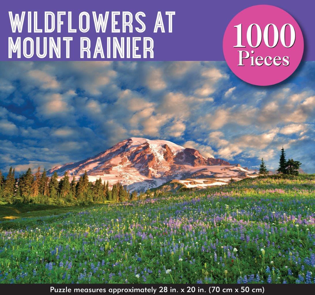 Peter Pauper Puzzle Wildflowers At Mt Rainier 1000pc