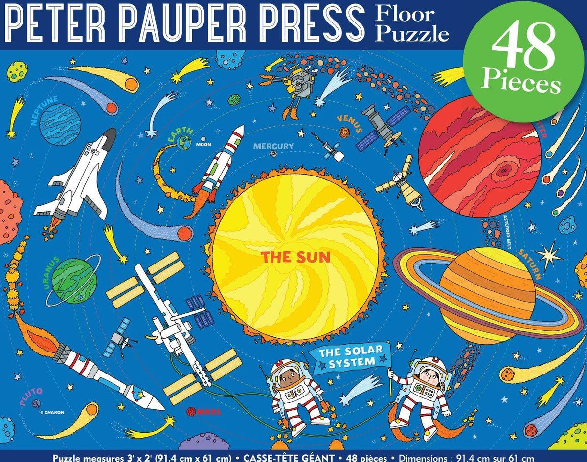 Peter Pauper Floor Puzzle Solar System 48pc