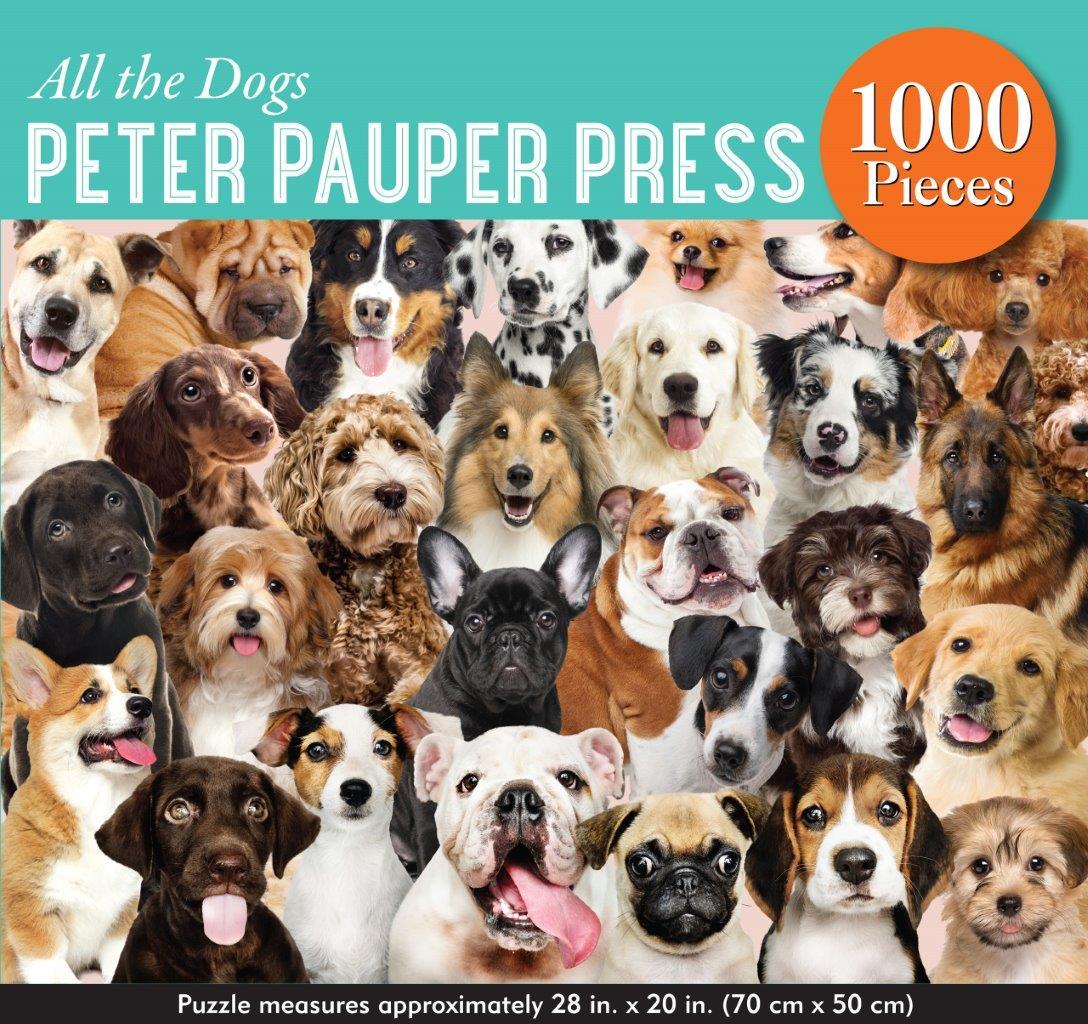 Peter Pauper Puzzle Dogs 1000pc