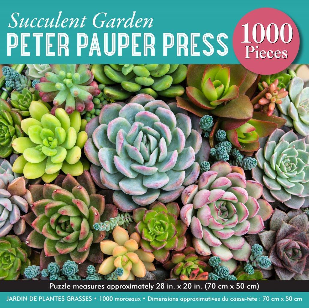 Peter Pauper Puzzle Succulent Garden 1000pc