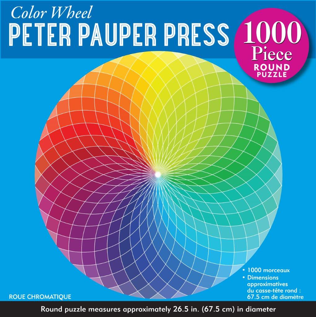 Peter Pauper Puzzle - Round Color Wheel 1000pc