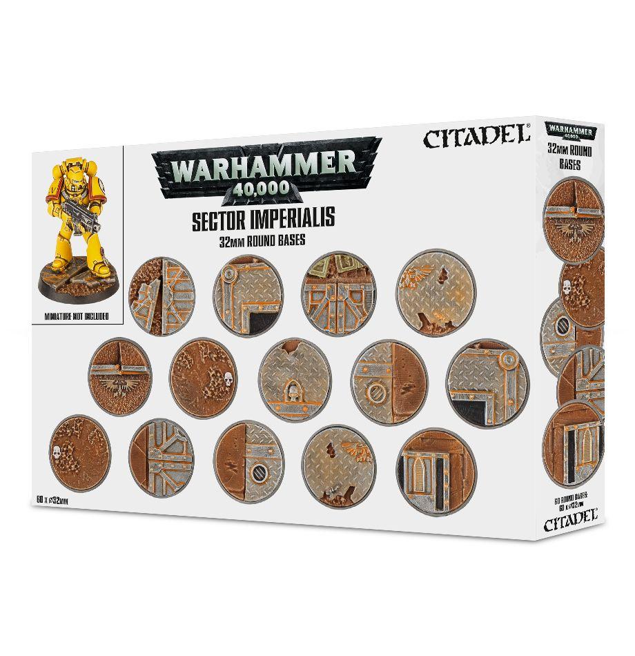 Sector Imperialis: 32mm Round Bases (Warhammer 40,000)