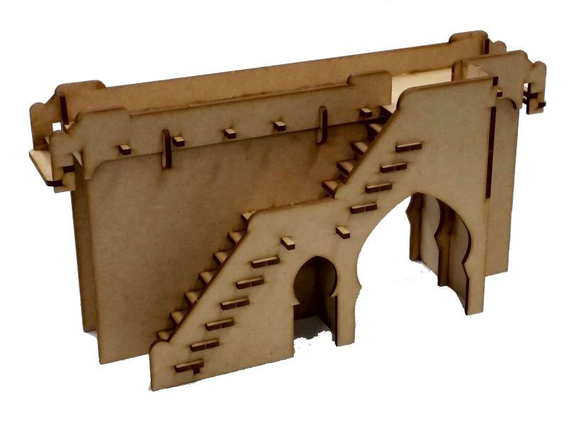 Miniature Scenery - Oasis Wall Stairs With Tunnel