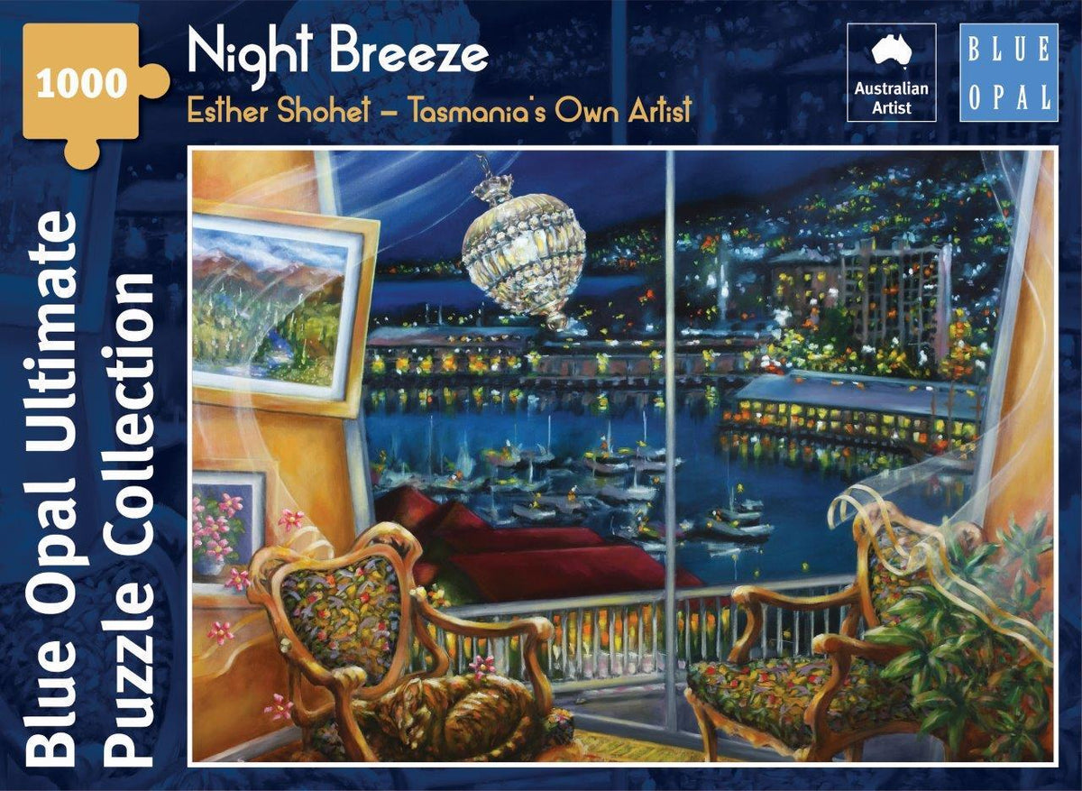 Blue Opal Esther Shohet Night Breeze 1000pc Puzzle