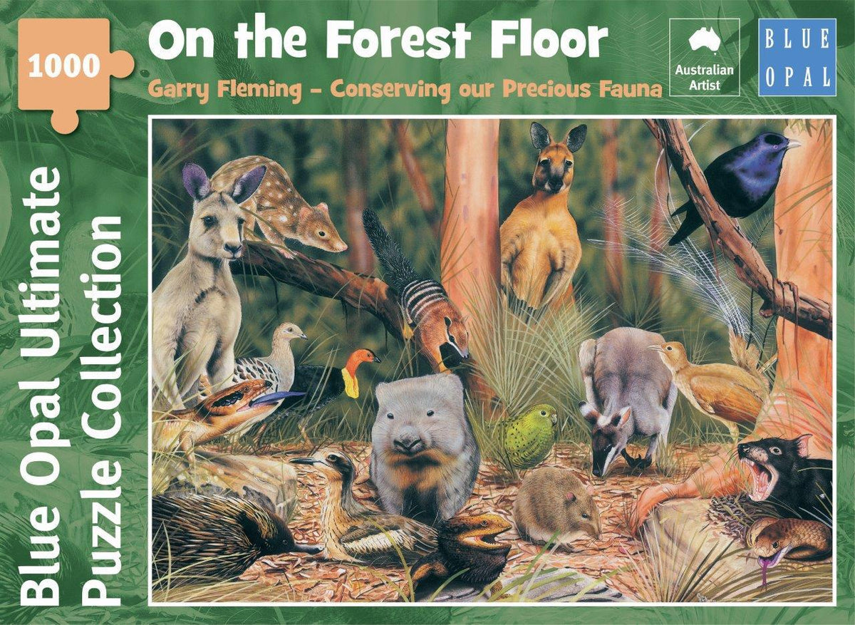 Blue Opal Garry Fleming On the Forest Floor 1000pc Puzzle