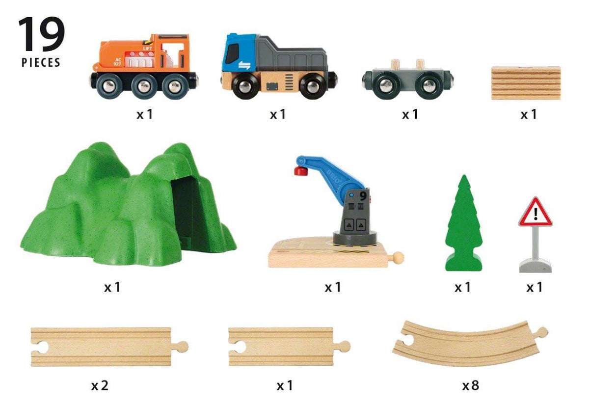Brio - Starter Lift And Load Set 19 Pieces