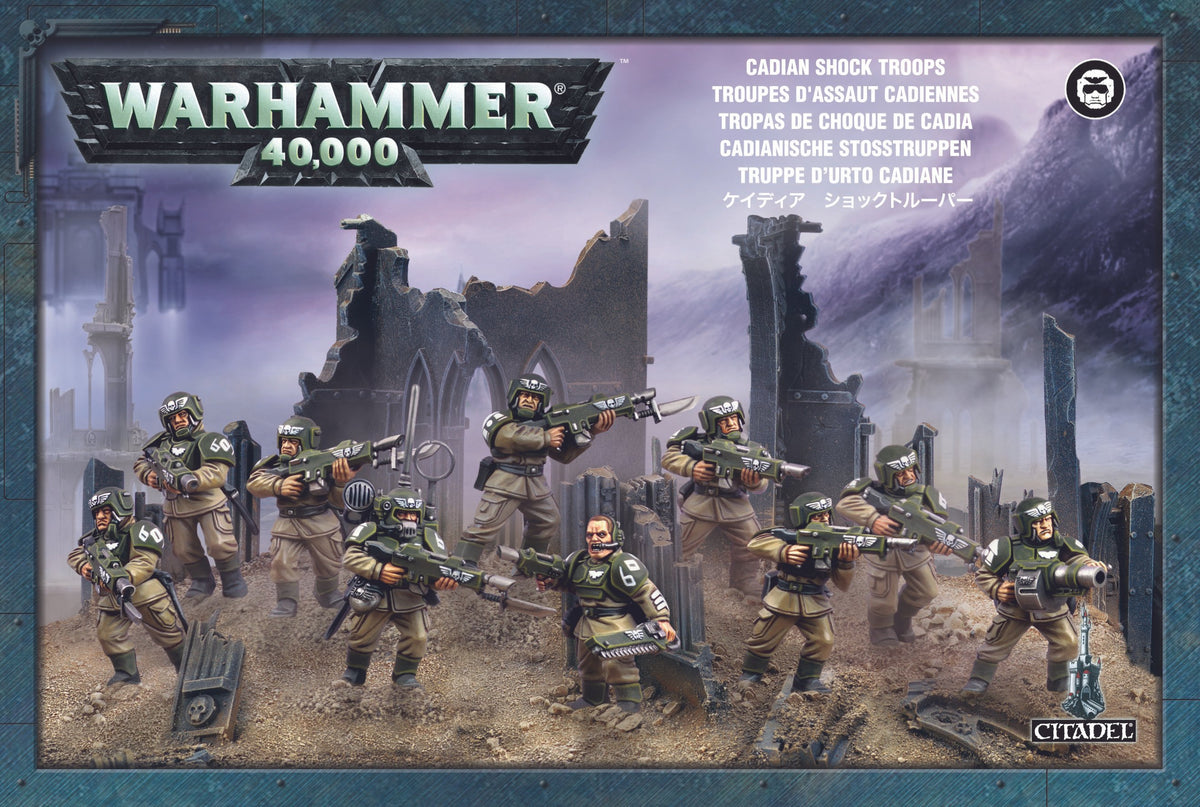 Astra Militarum - Cadian Infantry Squad (Discontinued) [DAMAGED BOX] (Warhammer 40000)