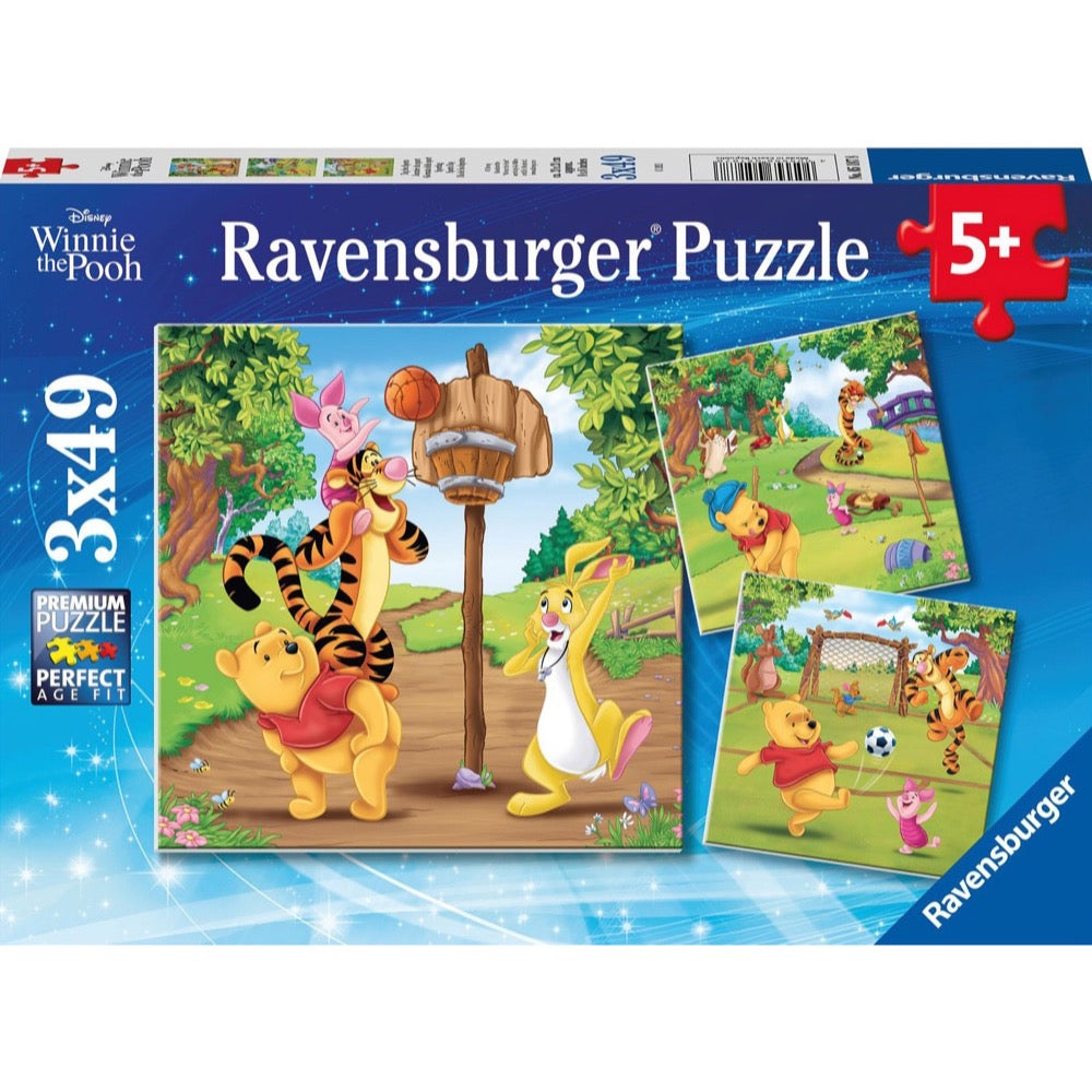 Disney Sports Day 3x49pc (Ravensburger Puzzle)