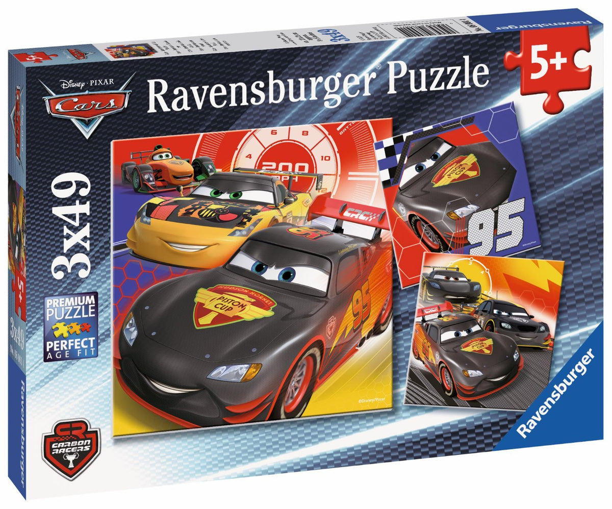 Adventure On The Road Puzzle 3X49pc (Ravensburger Puzzle)
