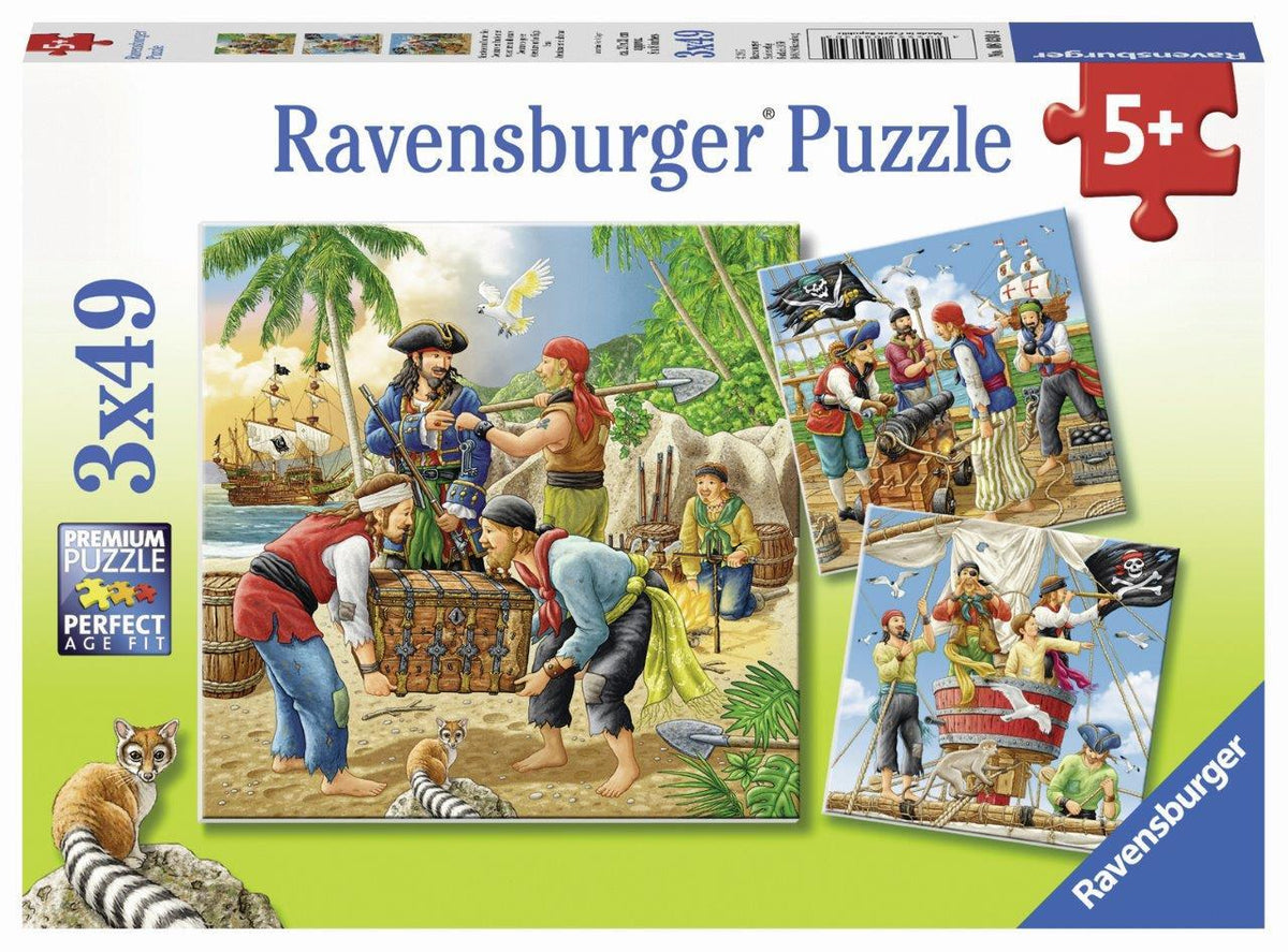 Adventure On The High Seas Puzzle 3X49pc (Ravensburger Puzzle)