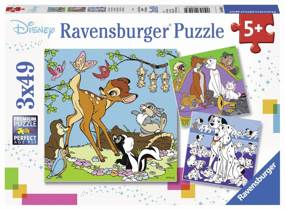 Disney Friends 3x49pc (Ravensburger Puzzle)