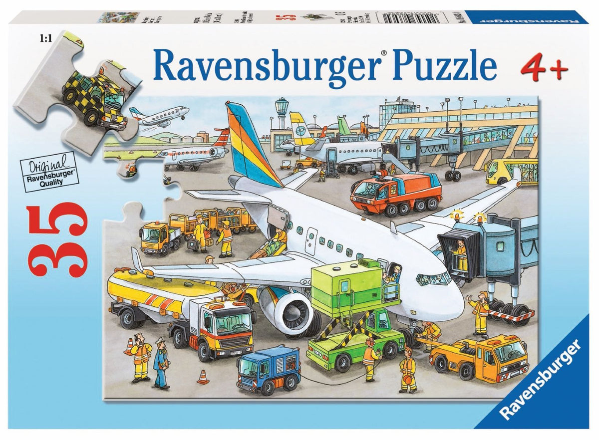 Busy Airport Puzzle 35pc (Ravensburger Puzzle)
