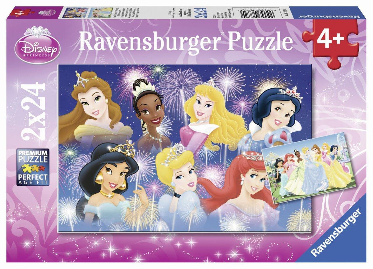Disney The Princesses Gathering Puzzle 2X24pc (Ravensburger Puzzle)