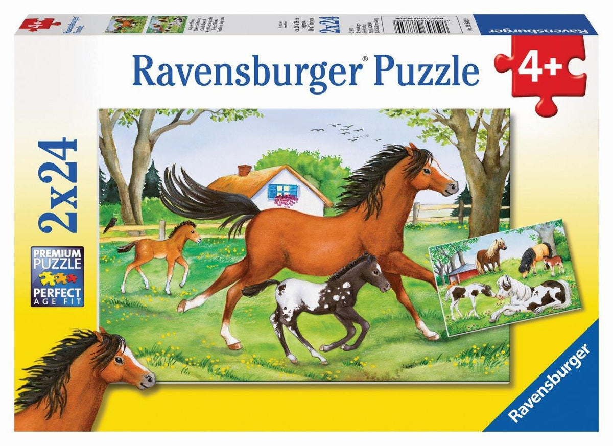 World of Horses 2X24pc (Ravensburger Puzzle)