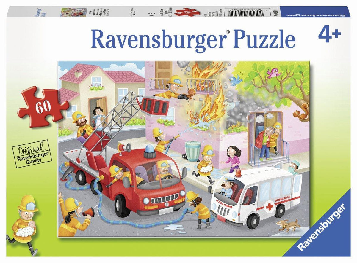 Firefighter Rescue! Puzzle 60pc (Ravensburger Puzzle)