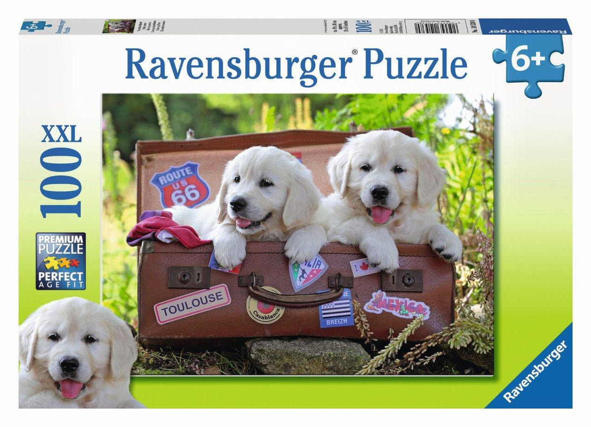 Travelling Puppies Puzzle 100pc (Ravensburger Puzzle)