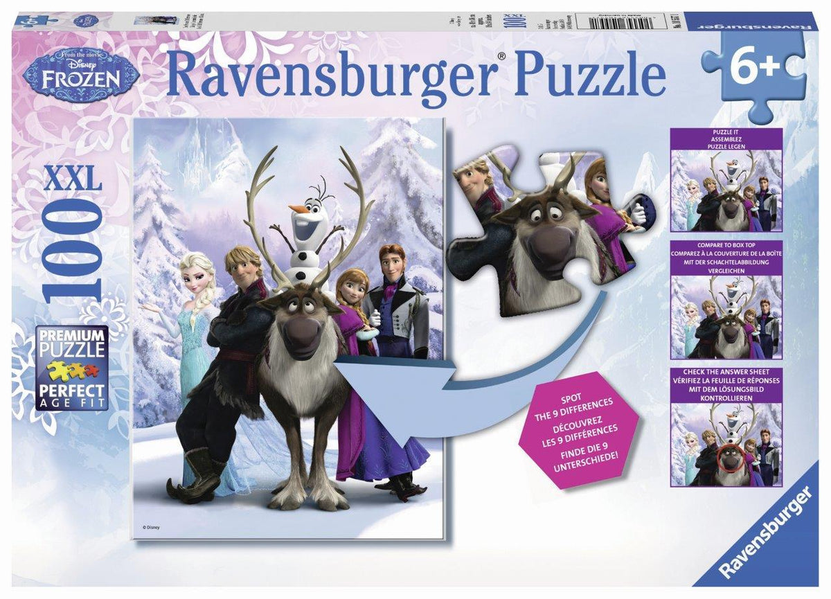 Disney The Frozen Difference Puzzle 100pc (Ravensburger Puzzle)
