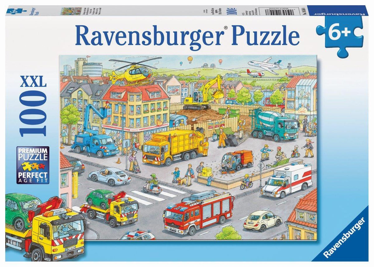 Vehicles In The City 100pc Puzzle (Ravensburger Puzzle)