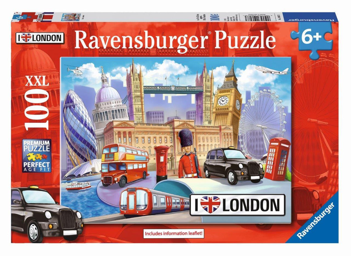 I Love London Puzzle 100pc (Ravensburger Puzzle)