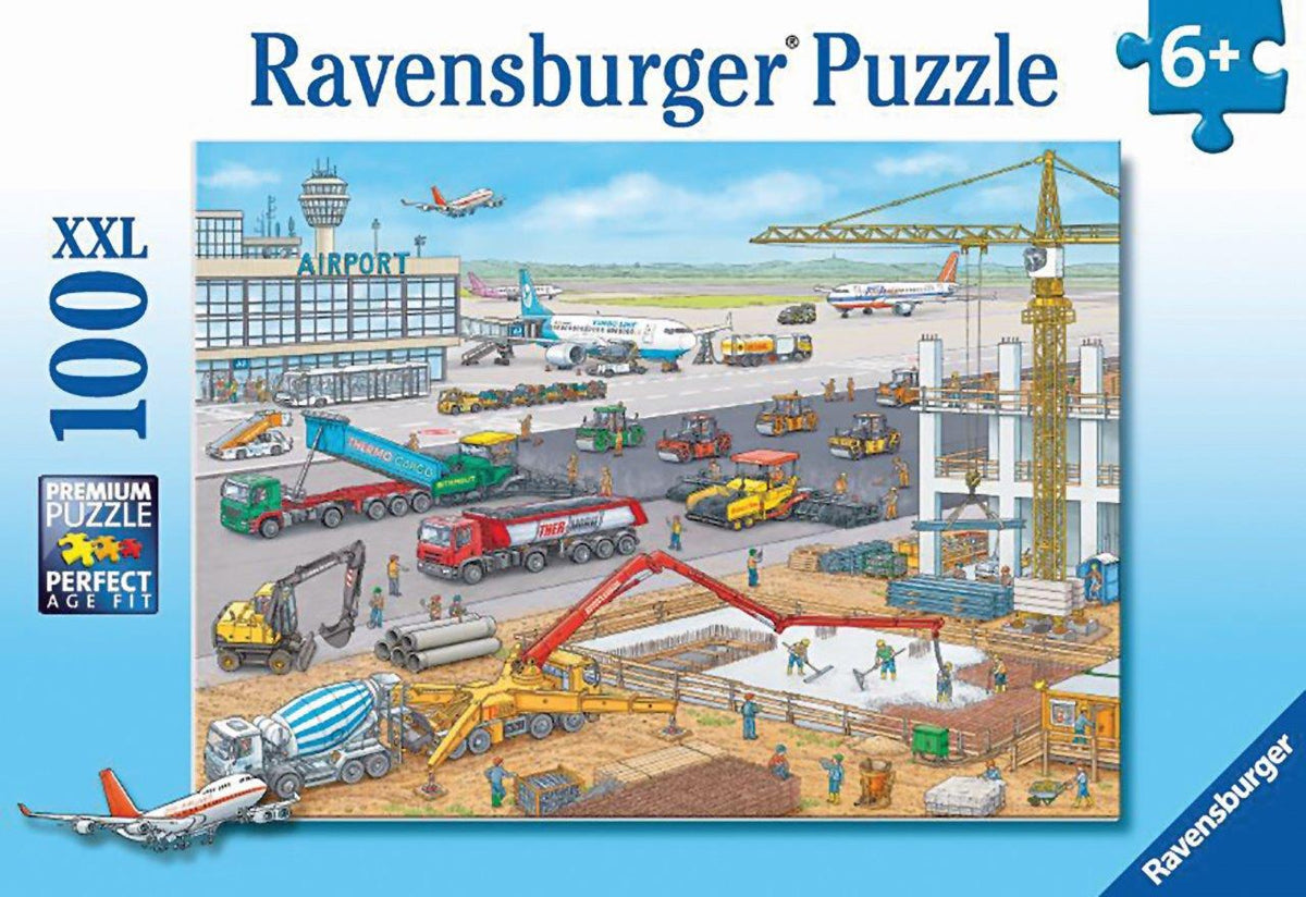 Airport Construction Site 100pc (Ravensburger Puzzle)