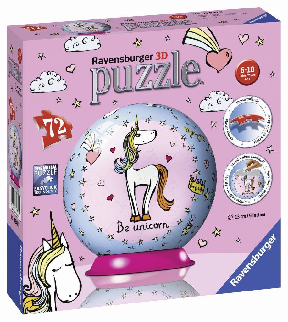 Unicorn Puzzleball 72pc (Ravensburger Puzzle)