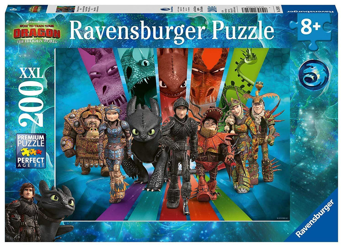 How To Train Your Dragon 3 - Dragons Puzzle 200pc (Ravensburger Puzzle)