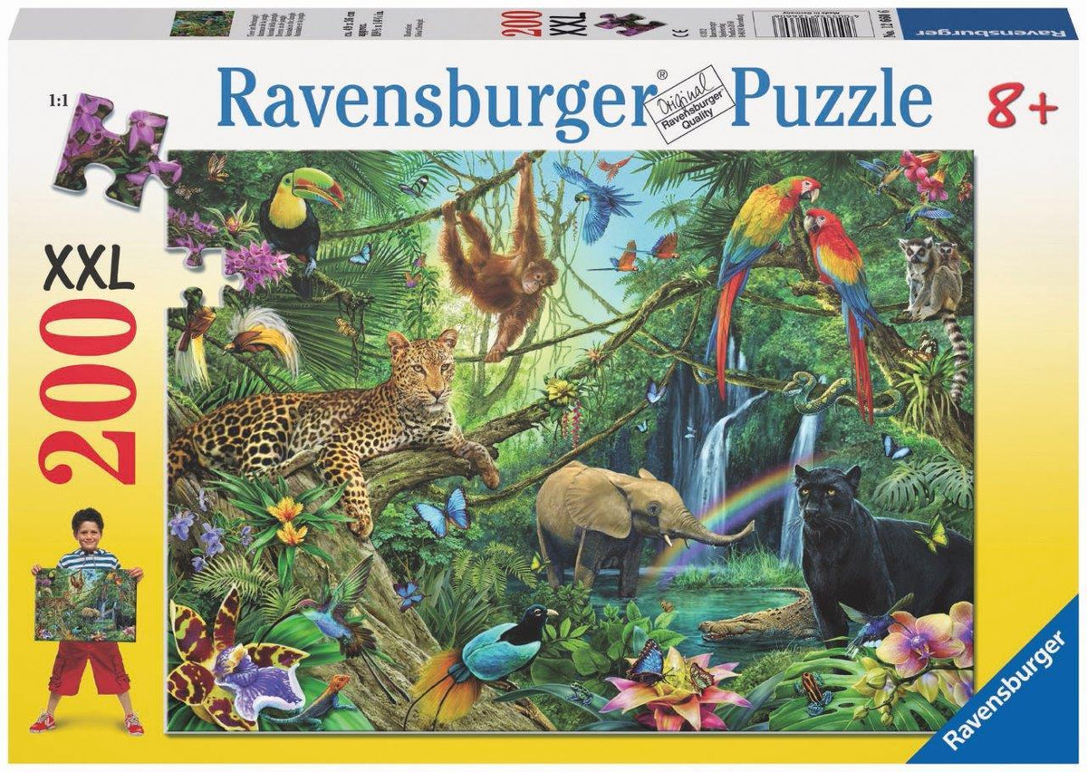 Animals In The Jungle Puzzle 200pc (Ravensburger Puzzle)