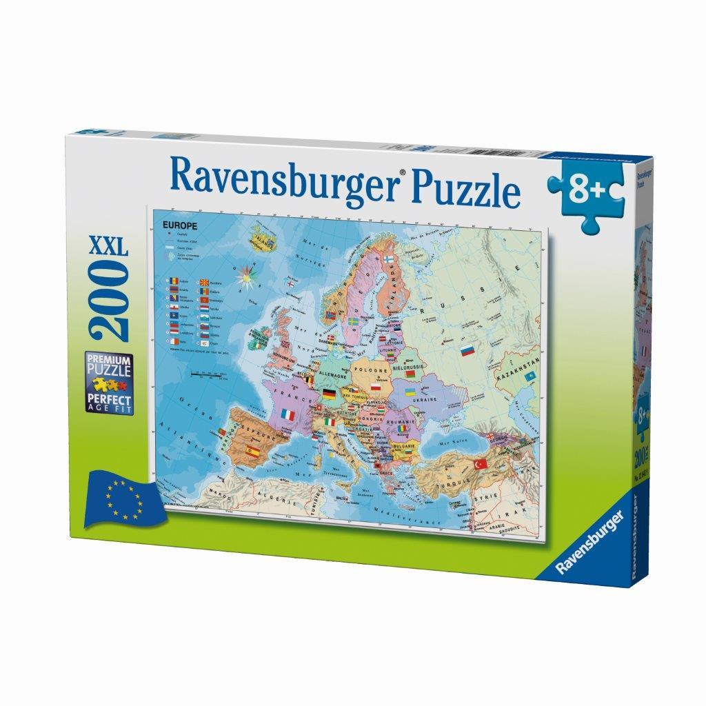 European Map Puzzle 200pc (Ravensburger Puzzle)