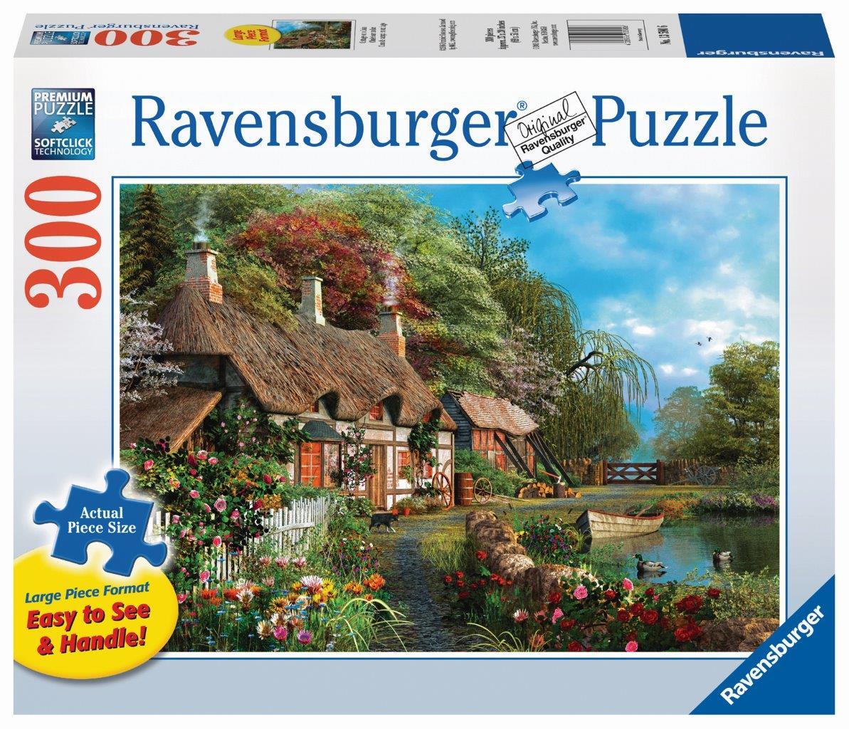 Cottage On A Lake Lge Form Puz 300pc (Ravensburger Puzzle)