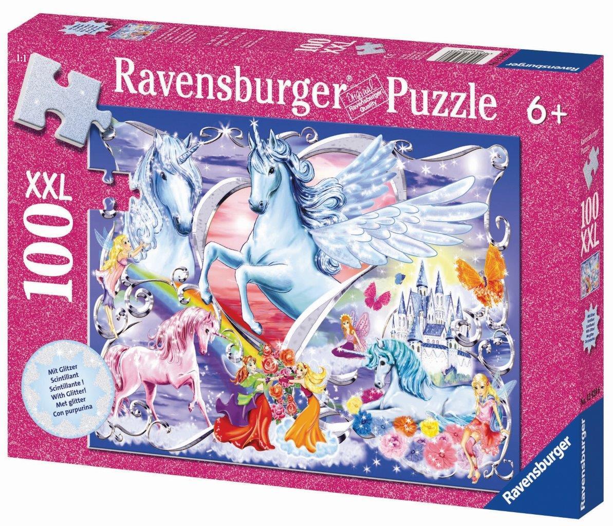Amazing Unicorns Glitter Puzzle 100pc (Ravensburger Puzzle)