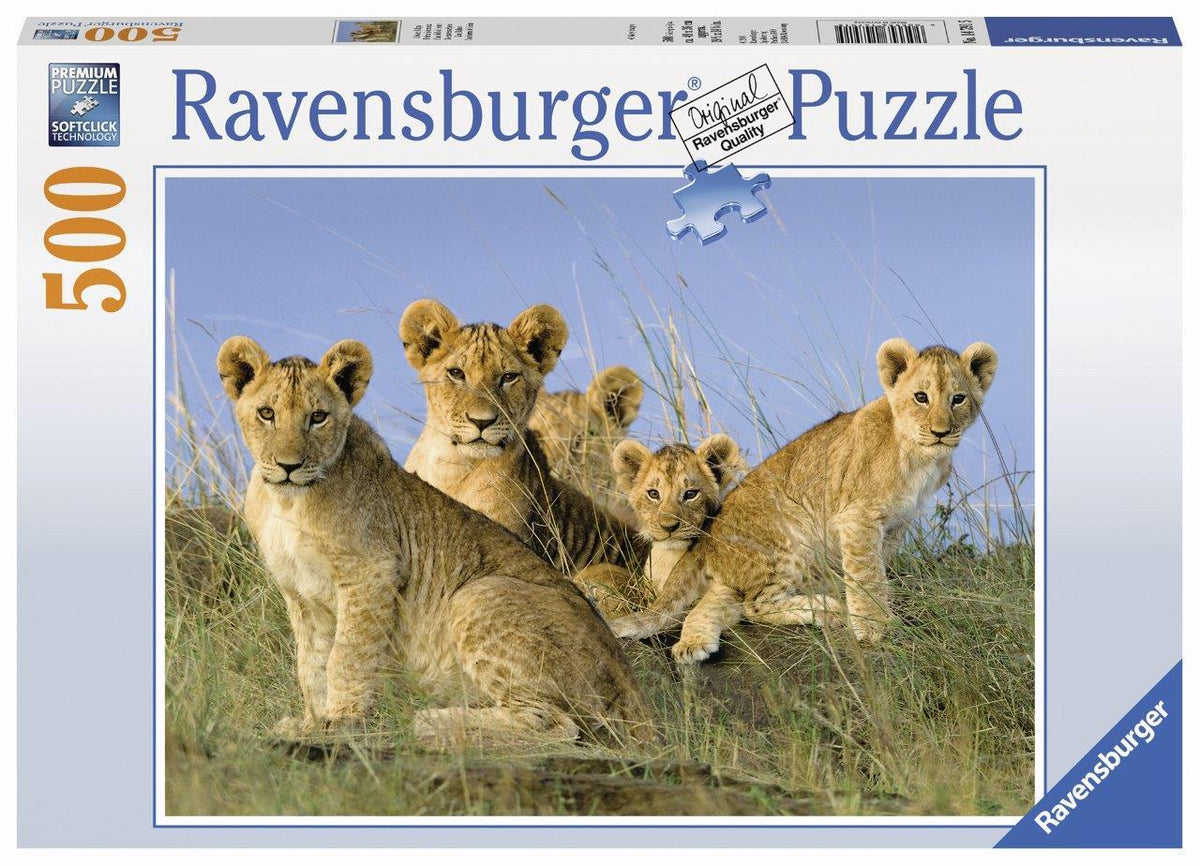 Lion Babies Puzzle 500pc (Ravensburger Puzzle)